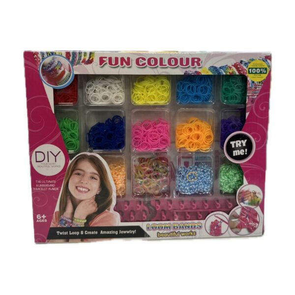 صنع أساور من مغيط ملون