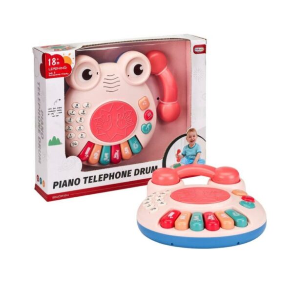 بيانو+هاتف+طبل للاطفال