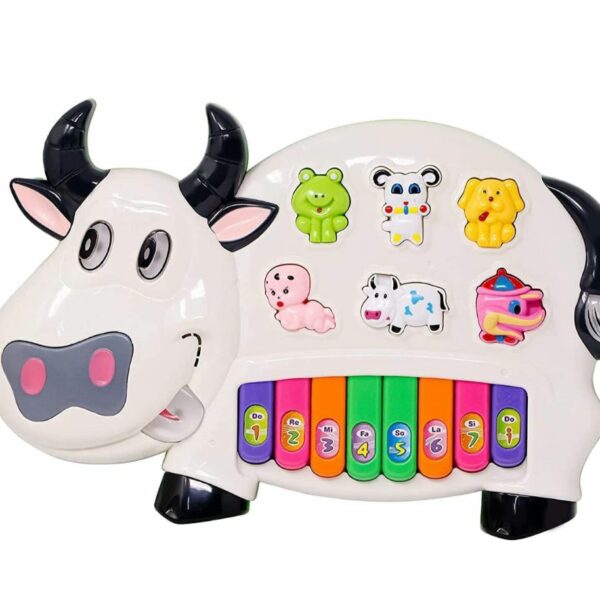 بيانو على شكل بقرة للاطفال