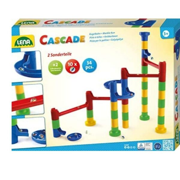 لعبة مسارات مع طابتين مغناطيس