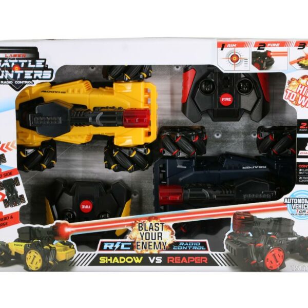 سيارة الحاصدة والظل مع جهازين تحكم