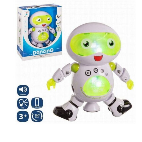 روبوت راقص على بطاريات